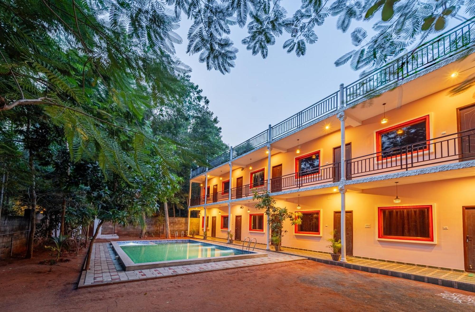 Hotel De Jardin Pondicherry With Swimming Pool Kültér fotó